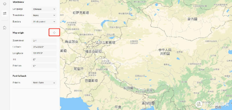 将immich相册地图模块设置为中文地图